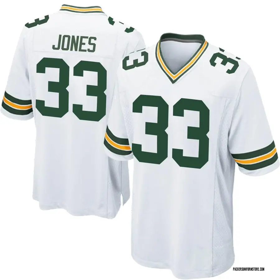 white aaron jones jersey