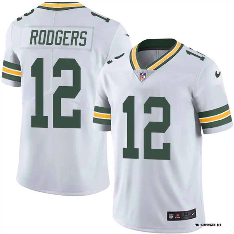 aaron rodgers white jersey