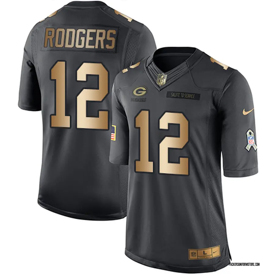 black aaron rodgers jersey