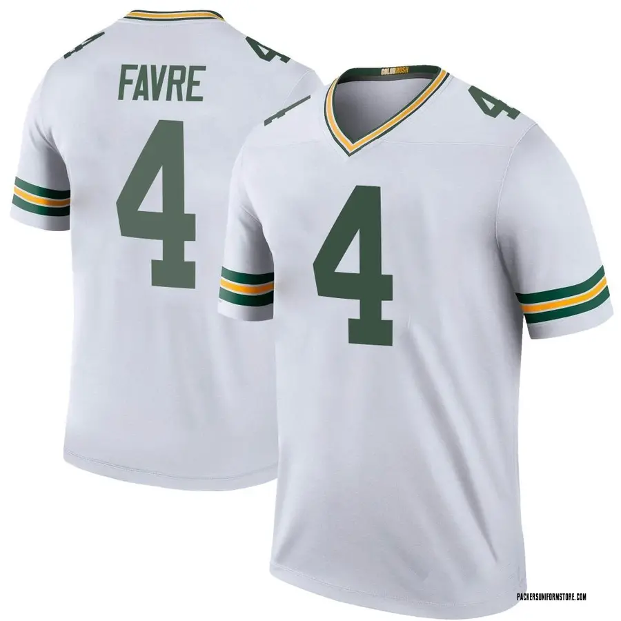 brett favre white jersey