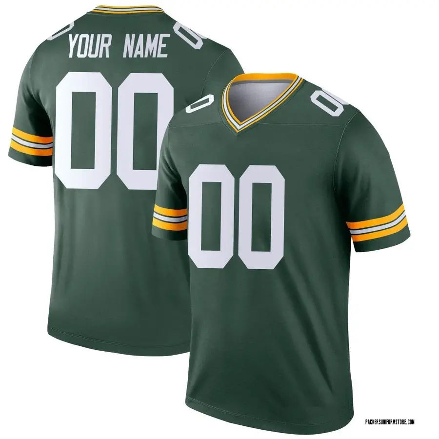 green bay packers home and away jerseys