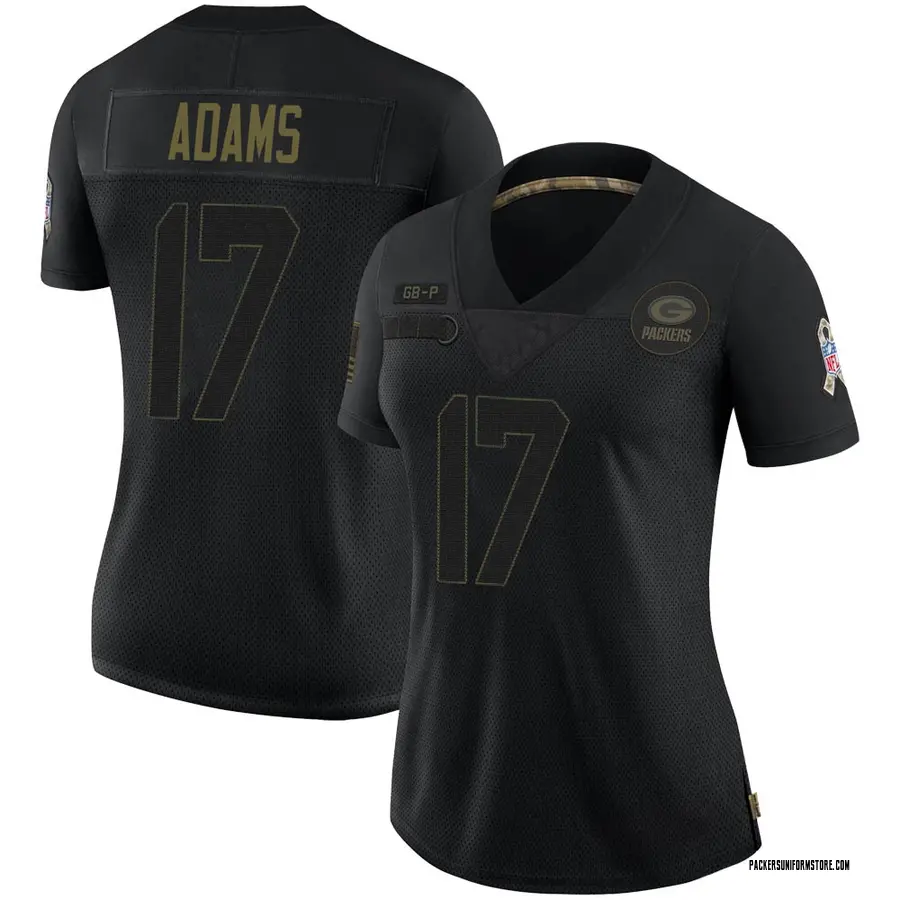Nike Davante Adams Green Bay Packers Women's Limited Black ...