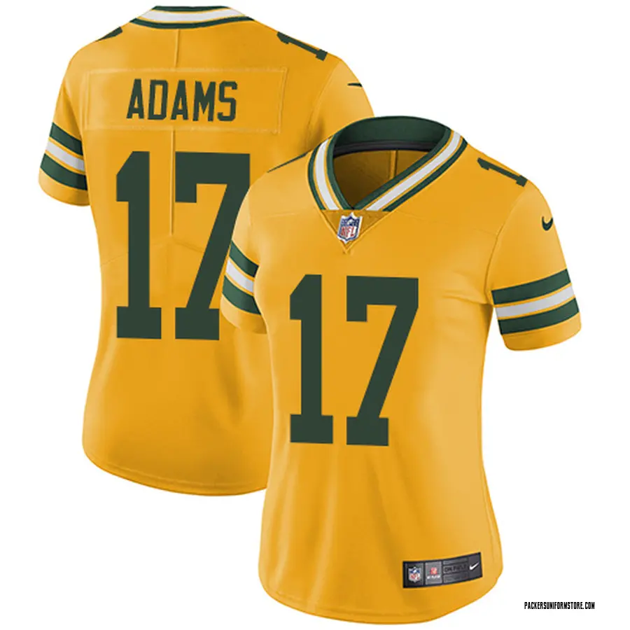Nike Davante Adams Green Bay Packers Women's Limited Gold ...