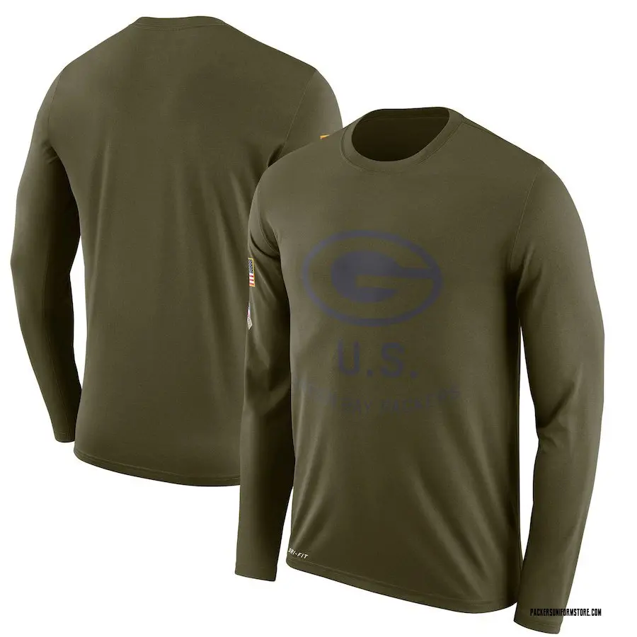 olive green nike long sleeve shirt